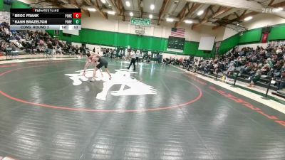 138 lbs Cons. Round 3 - Broc Frank, Powell vs Kash Brazelton, Powell