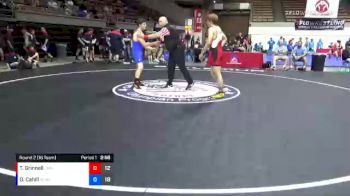 152 lbs Round 2 (16 Team) - Thomas Grinnell, CMWA vs Orion Cahill, REWA