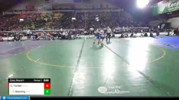3A 170 lbs Cons. Round 1 - Teigan Banning, Bonners Ferry vs Carter Tucker, McCall-Donnelly