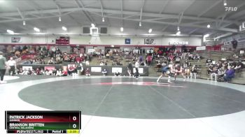 184 lbs Semifinal - Branson Britten, Central Oklahoma vs Patrick Jackson, Gannon