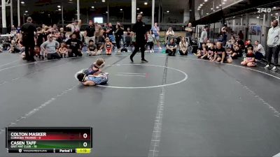 56 lbs Round 6 (8 Team) - Casen Taff, Grit Mat Club vs Colton Masker, Cordoba Trained