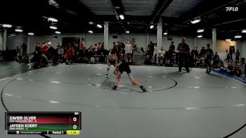 80 lbs Round 6 (8 Team) - Jayden Koert, Iron Horse vs Zavier Olver, Mat Assassins Red