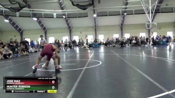 125 lbs 1st Place Match - Jose Diaz, Gannon University vs Hunter Robison, Gannon University