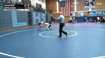 150 lbs 7th Place Match - Griffin Strong, Layton vs Cougar Betts, Uintah