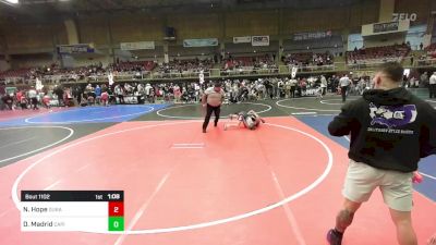 98 lbs Round Of 16 - Noah Hope, Duran WC vs Deacon Madrid, Capital City Jr Wrestling