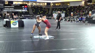 117 lbs Cons. Round 2 - Nohea Moniz, Sacred Heart vs Jayleah Pletz, Lock Haven University