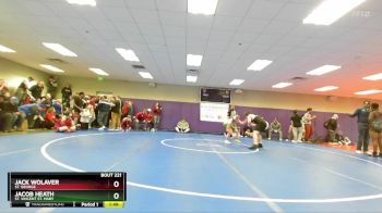 175 lbs Champ. Round 2 - Jack Wolaver, St. George vs Jacob Heath, St. Vincent St. Mary