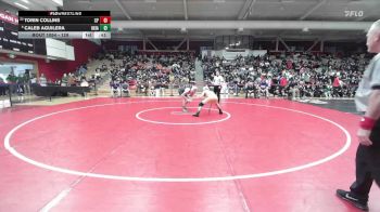 128 lbs 7th Place Match - Caleb Aguilera, Ukiah vs Torin Collins, College Park