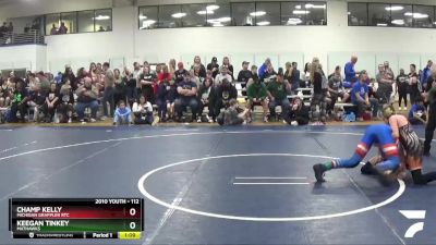 112 lbs Quarterfinal - Champ Kelly, Michigan Grappler RTC vs Keegan Tinkey, Mathawks