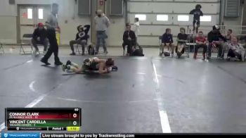 60 lbs Finals (2 Team) - Connor Clark, PA Alliance White vs Vincent Cardella, Vougars Honors