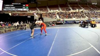 126-D1 Champ. Round 1 - Larisa Cota, Tucson High Magnet School vs Janelle Henry, Willow Canyon High School