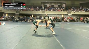 127 Championship Bracket Champ. Round 2 - Ethan Benson, Mounds View vs Titan Friederichs, Watertown-Mayer