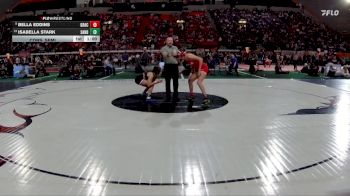 G 126 lbs Cons. Semi - Bella Eddins, Grace vs Isabella Stark, Sandpoint