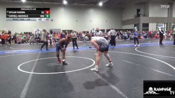 138 lbs Cons. Round 2 - Dylan Hanna, Clearwater vs Covell Nichols, Team Of Hard Knox