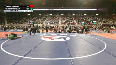 4A-126 lbs Semifinal - Maverick Gallup, Kelly Walsh vs Sammy Sanchez, Cheyenne East