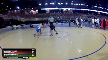 126 lbs Cons. Round 5 - Rylan Herrera, Clay vs Gabriel Tellez, Southwest Miami