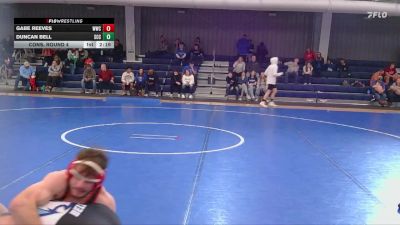 174 lbs Cons. Round 4 - Duncan Bell, Southeast Community College vs Gabe Reeves, Western Wyoming College