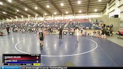 86 lbs Quarterfinal - Gunnar Wilson, OR vs Romen Cruz, AZ