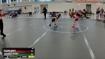 48 lbs Round 3 (6 Team) - Allana Smith, Florida Scorpions vs Maverick Maher, Riverdale WC