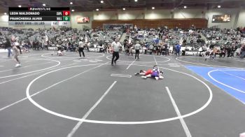 55 lbs Round Of 16 - Leon Maldonado, Suples vs Francheska Alves, Willows Wrestling