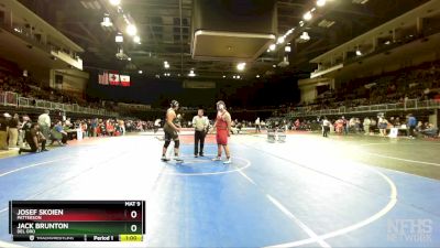 285 lbs Cons. Round 1 - Jack Brunton, Del Oro vs Josef Skoien, Patterson