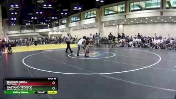 132 lbs Round 9 (10 Team) - Braden Isbell, Fight Barn vs Gaetano Tedesco, Braves Wrestling Club