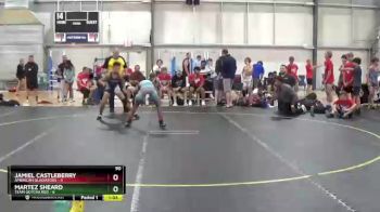 90 lbs Round 3 (6 Team) - Jamiel Castleberry, American Gladiators vs Martez Sheard, Team Gotcha Red