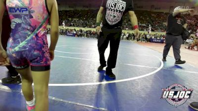 57 lbs Quarterfinal - Naomi Smith, Kingfisher YellowJackets vs Jolee Bryant, F-5 Grappling