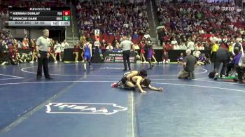 3A-113 lbs Champ. Round 1 - Julian Davila, Des Moines East vs Konstantinos Panos, Iowa City, Liberty