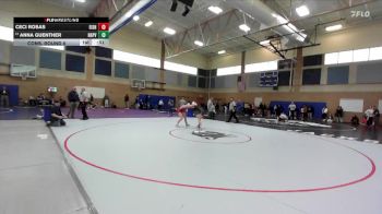 120lbs Cons. Round 6 - Ceci Rosas, Eisenhower (Girls) vs Anna Guenther, Napavine (Girls)