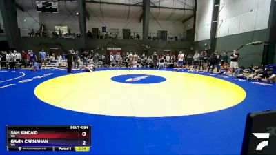 157 lbs Cons. Round 2 - Sam Kincaid, WA vs Gavin Carnahan, WA