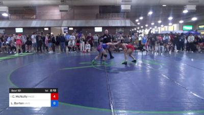 140 lbs Rnd Of 16 - Corynne McNulty, Massachusetts vs Lexi Burton, Hays Wrestling Club