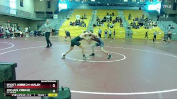 126 lbs Quarterfinal - Wyatt Johnson-Walsh, Sunset vs Michael Cobabe, St. Helens