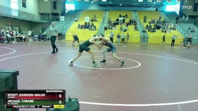 126 lbs Quarterfinal - Wyatt Johnson-Walsh, Sunset vs Michael Cobabe, St. Helens