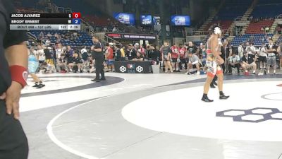 157 lbs Champ. Rd Of 64 - Jacob Alvarez, Illinois vs Brody Ernest, Wisconsin