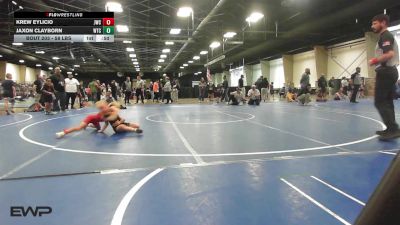 58 lbs Quarterfinal - Krew Eylicio, Juggernaut Wrestling Club vs Jaxon Clayborn, Wtc