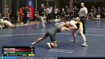 184 lbs Cons. Round 3 - Carl Hansen, Montana State-Northern vs Brett Bober, Baker