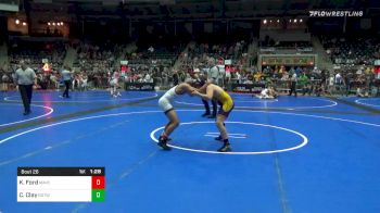 120 lbs Prelims - Kaden Ford, Maverick Elite Wrestling vs Cain Clay, Bristow