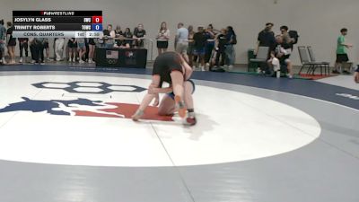 145 lbs Cons. Quarters - Josylyn Glass, Silverback Wrestling Club vs Trinity Roberts, Tennessee Outlaws Wrestling Club