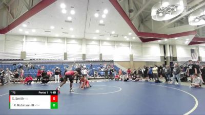 178 lbs Champ. Round 2 - Ronald `RJ` Robinson III, Homewood-Flossmoor vs Xavier Smith, Fishers