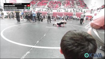 73 lbs Consi Of 8 #2 - Ames Kavalier, Cowboy Wrestling Club vs Jentri Patterson, Grover Rains Wrestling Club