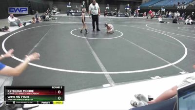 61-64 lbs Round 2 - Waylon Lynn, Andover Wrestling Club vs Kynleigh Moore, Dodge City Wrestling Academy