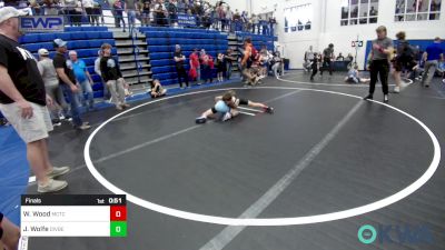 61 lbs Final - Weston Wood, MCTC vs Jaysten Wolfe, Division Bell Wrestling