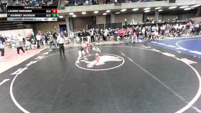 125 lbs Champ. Round 3 - Journey Jackson, Unattached vs Lauren Brehmer, Unattached