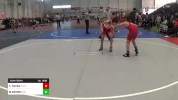 100 lbs Consolation - Luke Sevilla, Team So. Cal vs Brody Severn, Lions WC