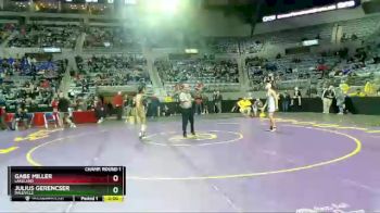 138 lbs Champ. Round 1 - Julius Gerencser, Daleville vs Gabe Miller, Lakeland