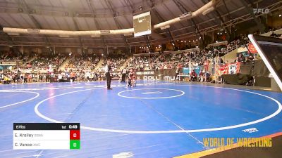 67 lbs Consi Of 16 #1 - Everett Kreiley, Silver State Wrestling Academy vs Chase Vance, Immortal Athletics WC