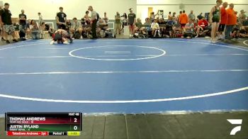 126 lbs Round 3 (4 Team) - Justin Ryland, Front Royal vs Thomas Andrews, Team 302 Gold