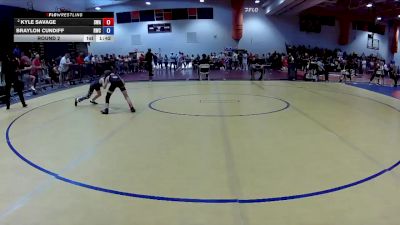 59 lbs Round 2 - Kyle Savage, Scanlan Wrestling Academy vs Braylon Cundiff, Reaper Wrestling Club