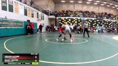 126 lbs Cons. Round 2 - Trevor Alford, SPRINGFIELD(Akron) vs Brady Hexter, OLMSTED FALLS